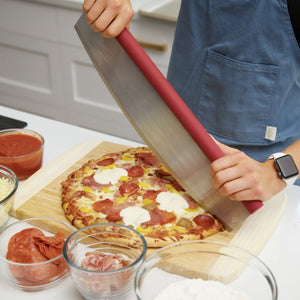 Pizza Rocker with Comfort Grip Handle, 18-Inch | Old Stone