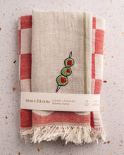 Load image into Gallery viewer, Olive Hand-Stitched Towel Set | Olive &amp; Loom