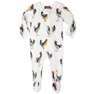 Zipper Footed Romper | Milkbarn
