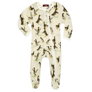 Zipper Footed Romper | Milkbarn
