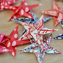 Load image into Gallery viewer, Cambridge Imprint | Origami Star Garland Kit