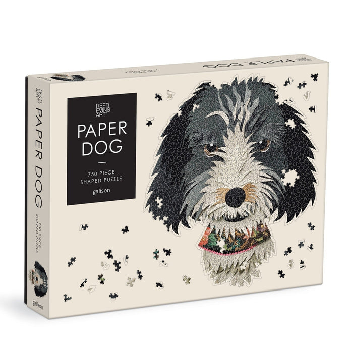 Paper Dogs 750 Piece Shaped Puzzle | Galison