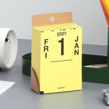 Load image into Gallery viewer, 2027 Memo Block Calendar | Penco