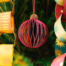 Load image into Gallery viewer, Bauble Honeycomb Ornament | East End Press