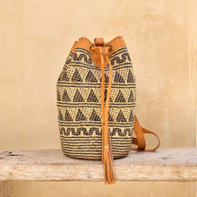 Load image into Gallery viewer, Rattan Sling Bag Backpack | The Winding Road