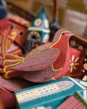 Load image into Gallery viewer, Robin Screen-Printed Board Ornament | East End Press