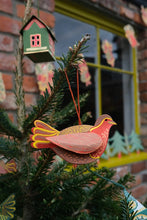 Load image into Gallery viewer, Robin Screen-Printed Board Ornament | East End Press