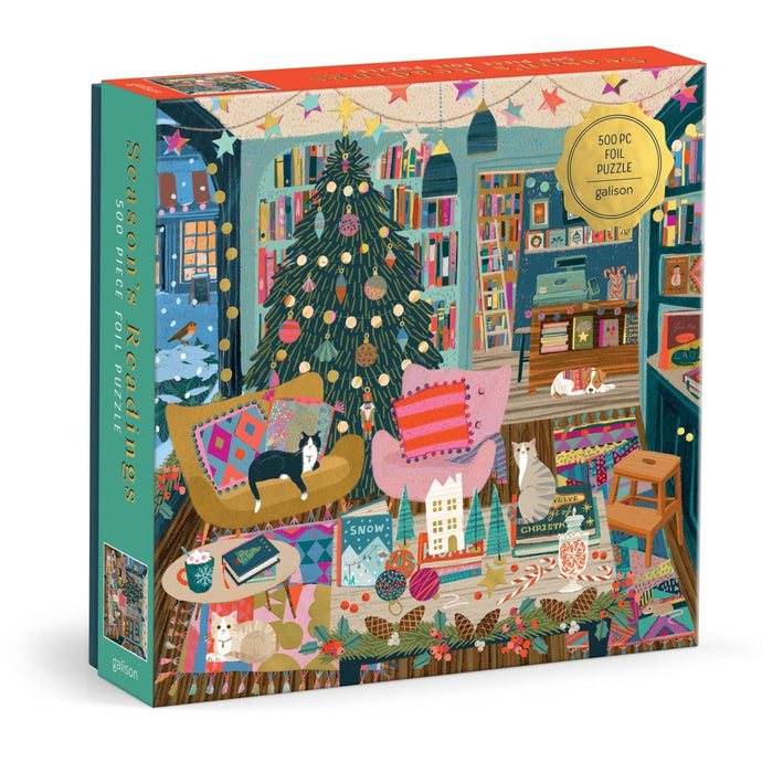 Season's Readings 500 Piece Foil Puzzle | Galison