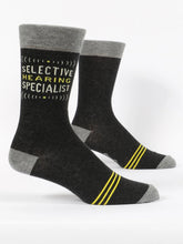 Load image into Gallery viewer, Men's Crew Socks | Blue Q