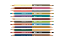 Load image into Gallery viewer, Bicolor Colored Pencils &amp; Brush, Set of 12 | Caran d’Ache + Paul Smith