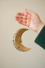 Load image into Gallery viewer, Shimmering Man on the Moon Board Ornament | East End Press