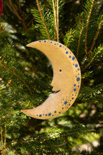 Load image into Gallery viewer, Shimmering Man on the Moon Board Ornament | East End Press