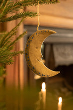 Load image into Gallery viewer, Shimmering Man on the Moon Board Ornament | East End Press
