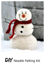 Load image into Gallery viewer, Bear Creek Felting | Snowman Needle Felting Kit