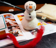 Load image into Gallery viewer, Bear Creek Felting | Snowman Needle Felting Kit