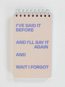 Spiral Notebook | Blue Q