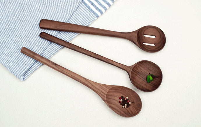 12” Walnut Wooden Spoons | JBrody & Co.