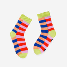Load image into Gallery viewer, Super Stripe Knit House Socks | Verloop