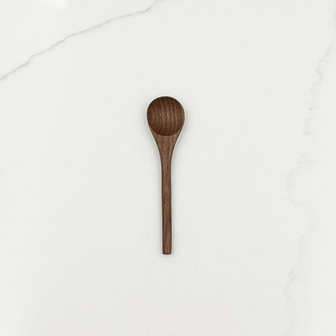 Walnut Wood Tiny Spoon (4”) | JBrody & Co.