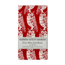 Load image into Gallery viewer, Very Slim List Book | Cambridge Imprint