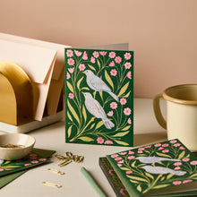 Load image into Gallery viewer, Lovebirds 'With Love’ Card | Wanderlust Paper Co