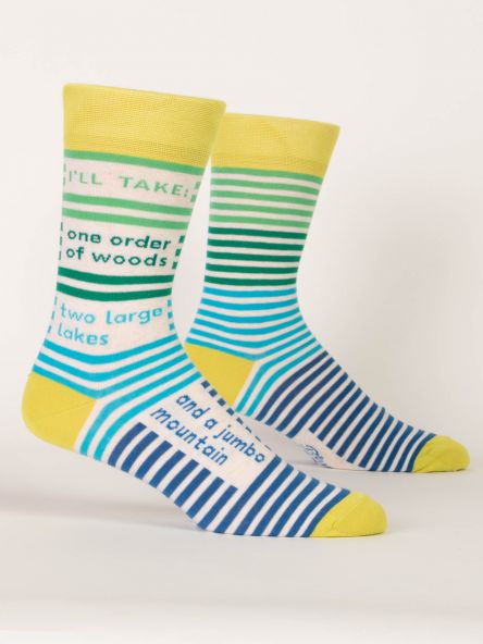 Men's Crew Socks | Blue Q