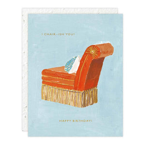 Chair-ish Birthday Card | Seedlings