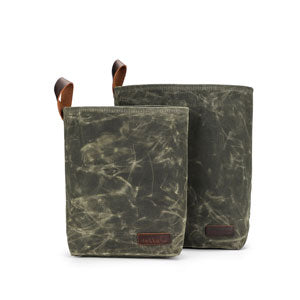Maker's Canvas Knit Sacks (Set of 2) | della Q
