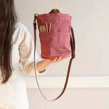 Load image into Gallery viewer, Waxed Canvas Bucket Bag | Twig &amp; Horn