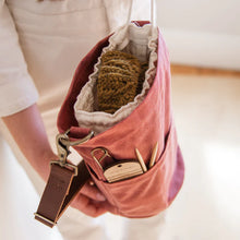 Load image into Gallery viewer, Waxed Canvas Bucket Bag | Twig &amp; Horn