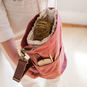 Waxed Canvas Bucket Bag | Twig & Horn