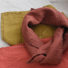 Load image into Gallery viewer, Linen Bandana with Hand Stitching | Manu