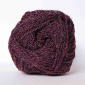 2 Ply Jumper Weight yarn - Burgundy Heather