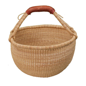 Ghanaian Woven Grass Baskets | African Market Baskets