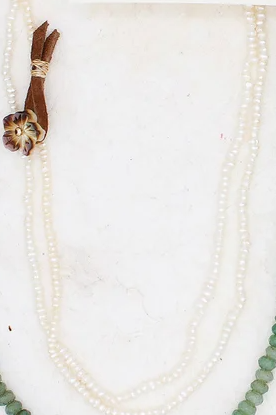 Tiny Japanese Pearl Necklace | River Song Jewelry