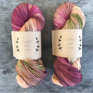 Single Ply Merino Fingering Yarn | Lichen and Lace