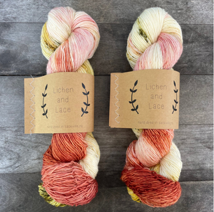 Single Ply Merino Fingering Yarn | Lichen and Lace