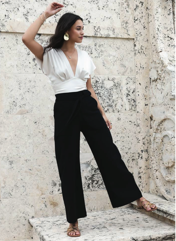 The Wide Leg Pant - Black | Mulxiply