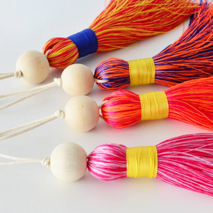 Multi-Colored Tassels XL | Mia Melange