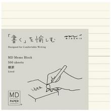 Load image into Gallery viewer, MD Block Memo Pads | Midori