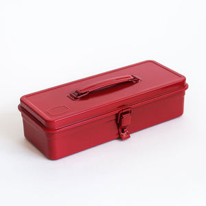 Steel Toolbox w/ Top Handle & Flat Lid T-320  | Toyo
