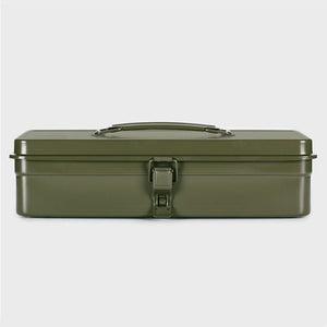 Steel Toolbox w/ Top Handle & Flat Lid T-320  | Toyo