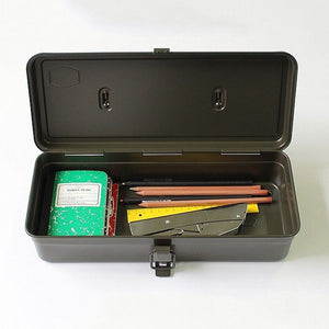 Steel Toolbox w/ Top Handle & Flat Lid T-320  | Toyo