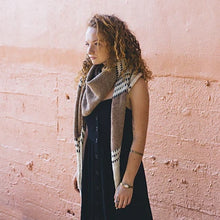 Load image into Gallery viewer, Ural Shawl Kit using American Romney + Merino | Stone Wool