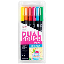 Load image into Gallery viewer, Dual Brush Pen Art Markers: 6-Pack | Tombow