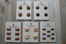 Load image into Gallery viewer, Large Handmade Artisan Buttons | Wooly Moss Roots