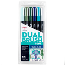 Load image into Gallery viewer, Dual Brush Pen Art Markers: 6-Pack | Tombow